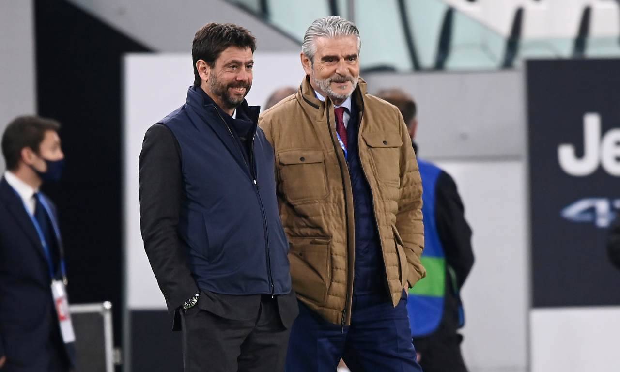 Agnelli con Arrivabene