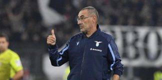 Lokomotiv Mosca-Lazio, Maurizio Sarri fa segno con il pollice in su