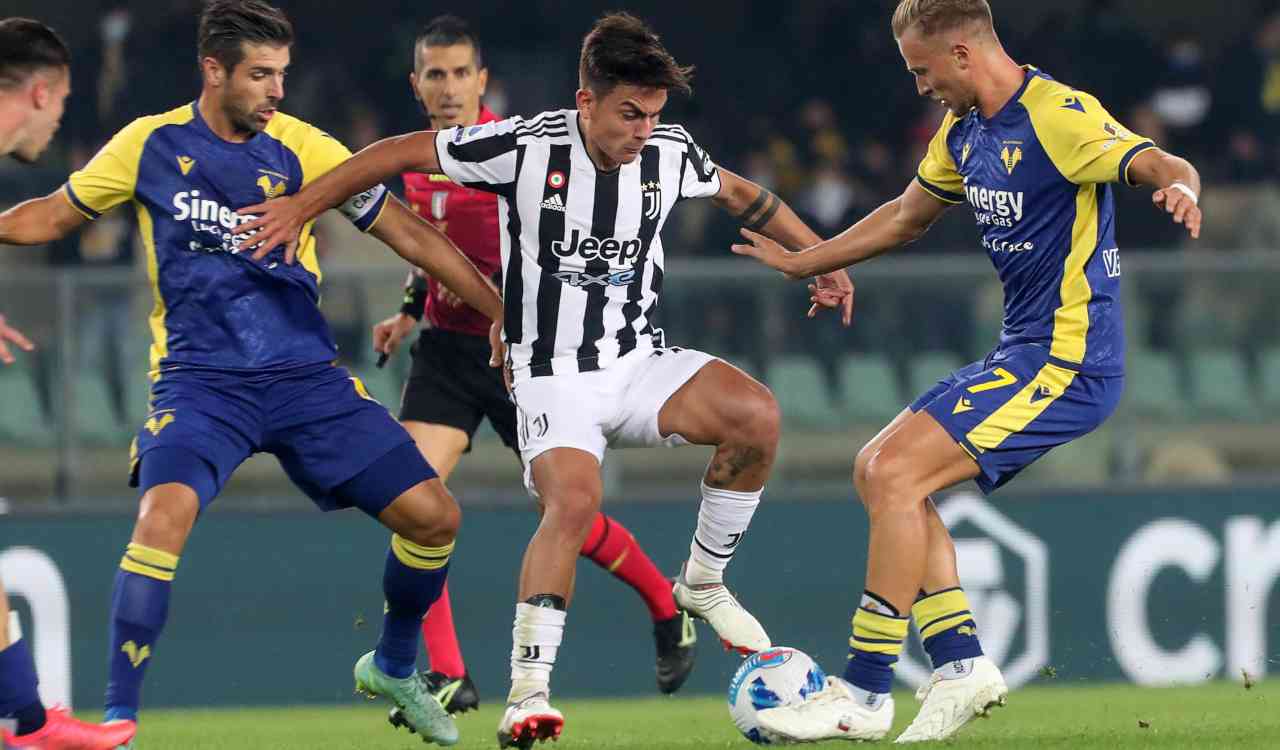 Dybala in campo