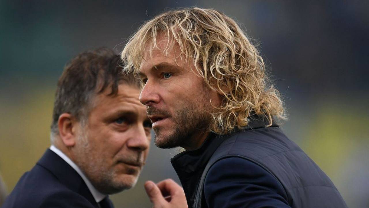 Nedved con Cherubini