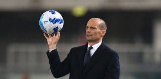 Juventus, Allegri con il pallone in mano