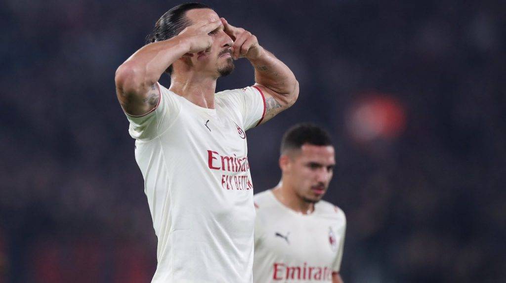 Ibrahimovic festeggia