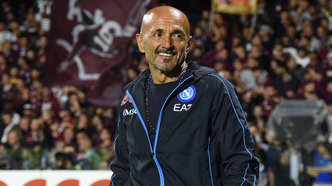 Spalletti del Napoli sorride