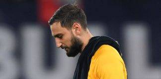 Donnarumma sconsolato