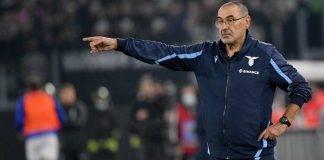 Sarri della Lazio in panchina