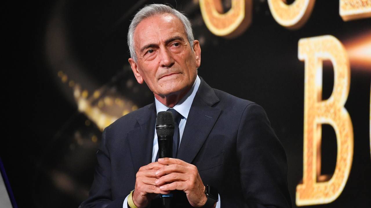 Il presidente della FIGC Gabriele Gravina