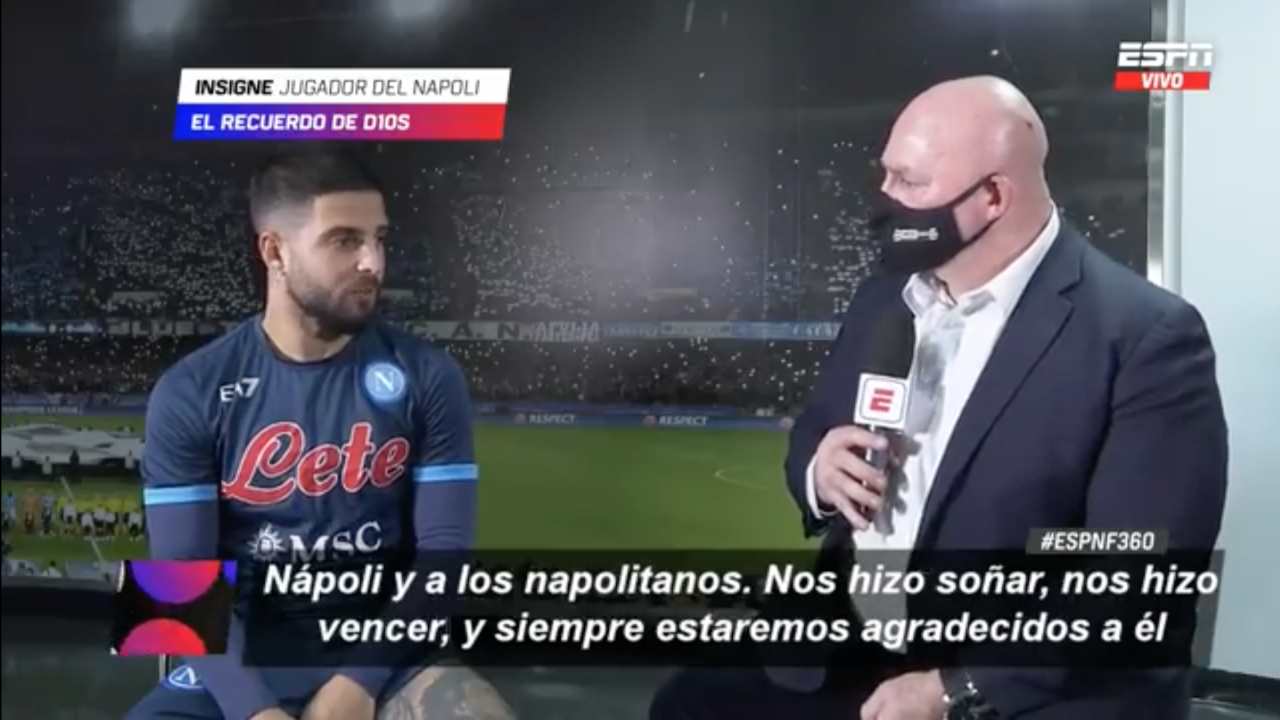 Insigne intervistato