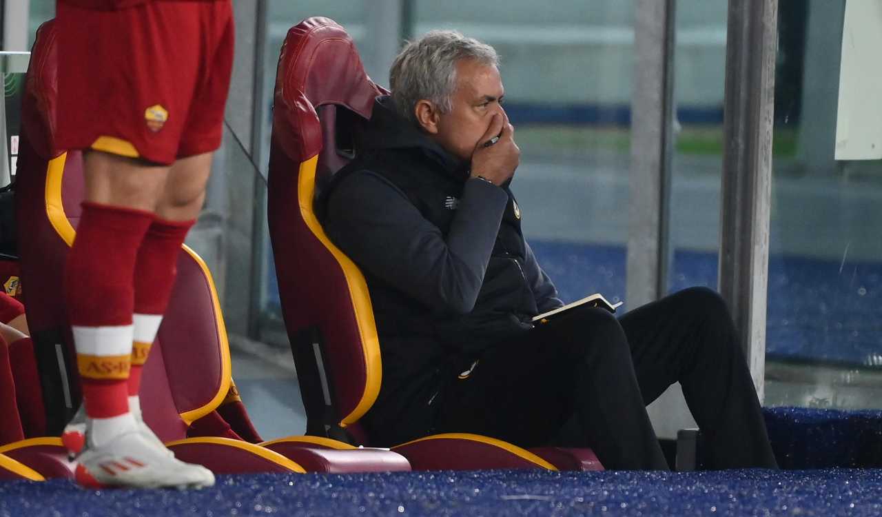 Mourinho in panchina