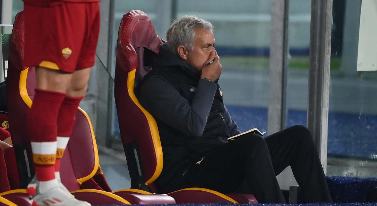 Mourinho in panchina