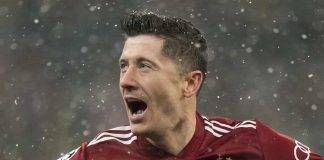 Lewandowski in gol col Bayern Monaco