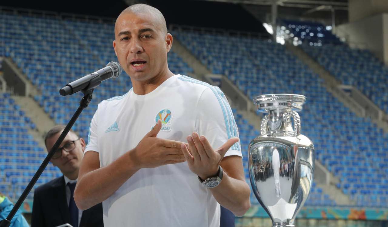 Trezeguet con la coppa