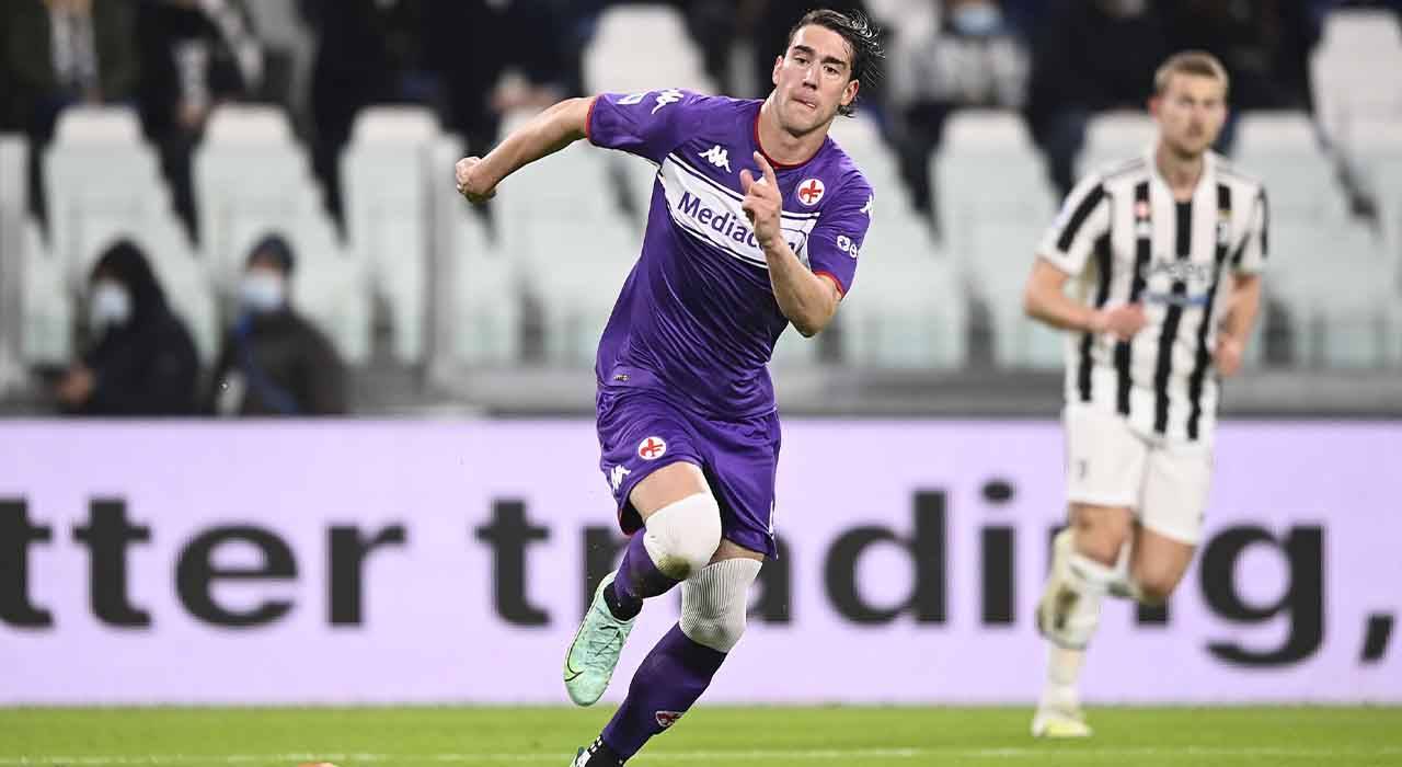 Vlahovic Juventus-Fiorentina