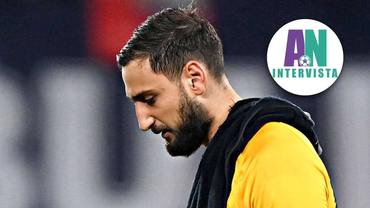 Gianluigi Donnarumma pensieroso