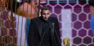 Donnarumma alla cerimonia del Pallone d'Oro