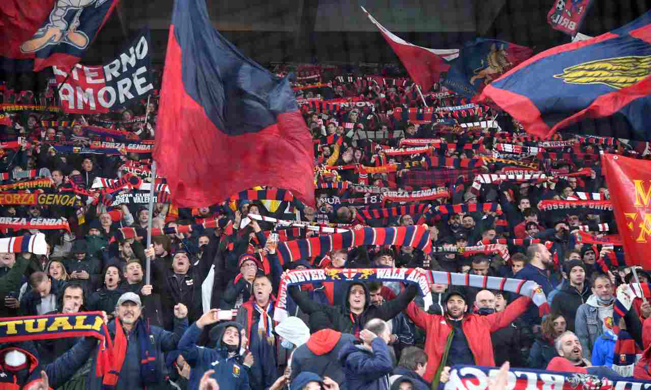 Genoa-Roma, tifosi rossoblù