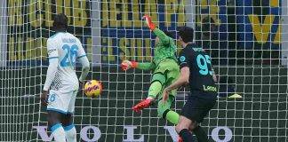 Inter-Napoli, Ospina prova la parata