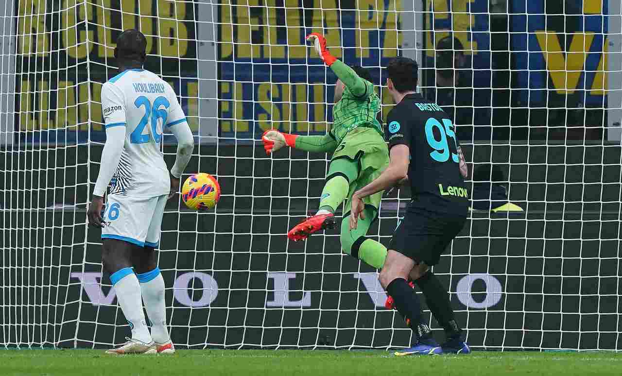 Inter-Napoli, Ospina prova la parata