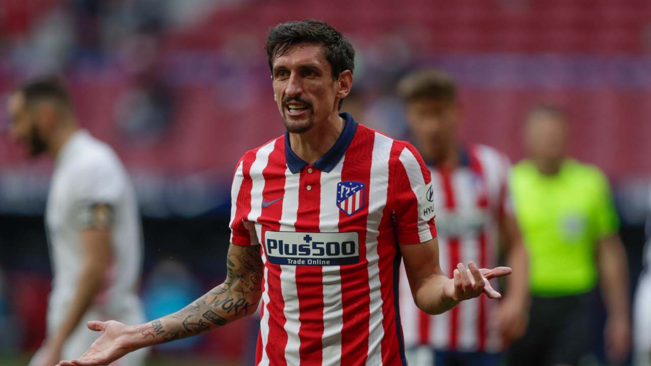 Savic con la maglia dell'Atletico Madrid