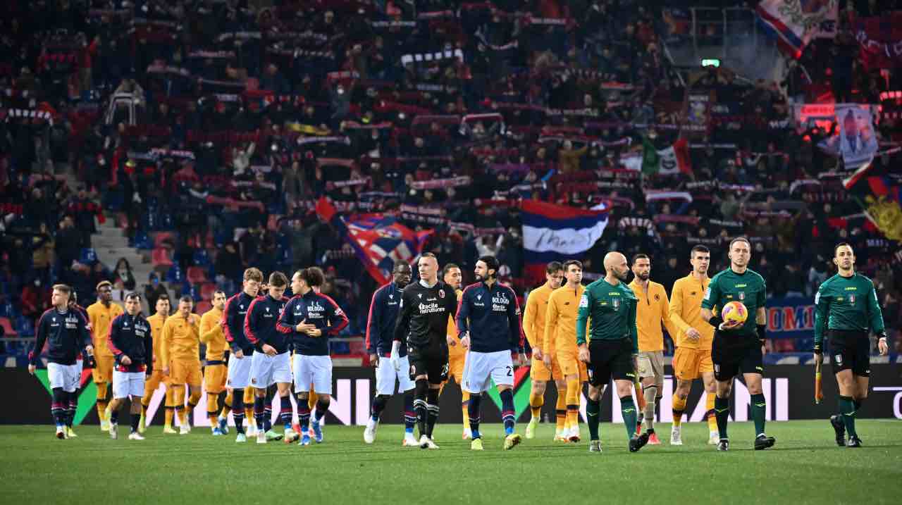 Bologna e Roma in campo