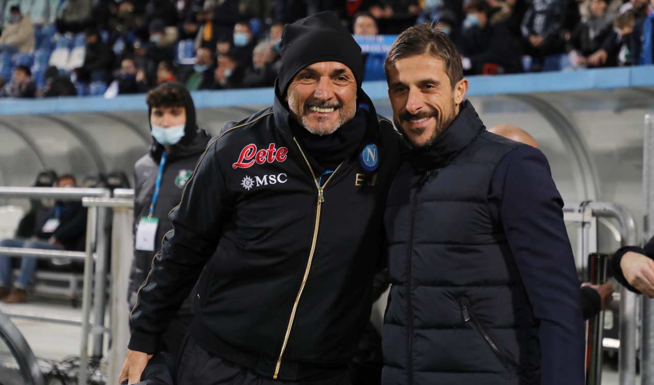 Spalletti e Dionisi sorridono