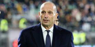 Bologna-Juventus, primo piano di Allegri