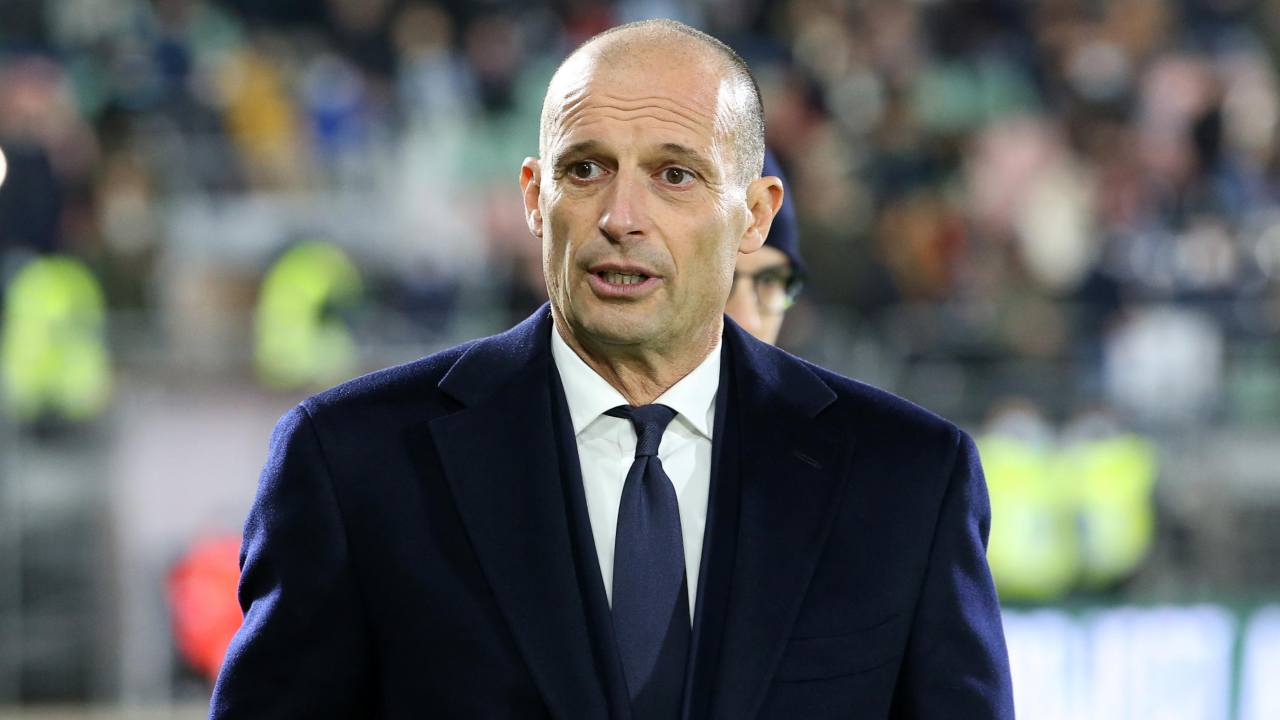 Bologna-Juventus, primo piano di Allegri