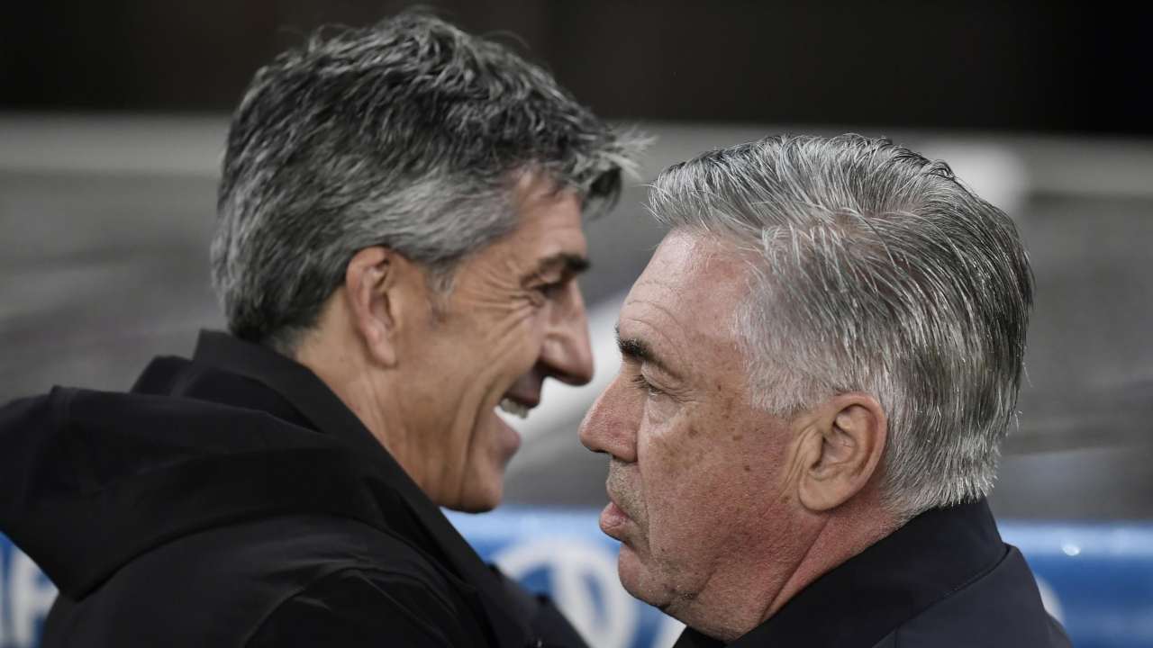 Ancelotti e Alguacil prima della sfida