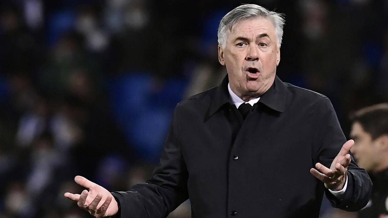 Ancelotti sulla panchina del Real Madrid