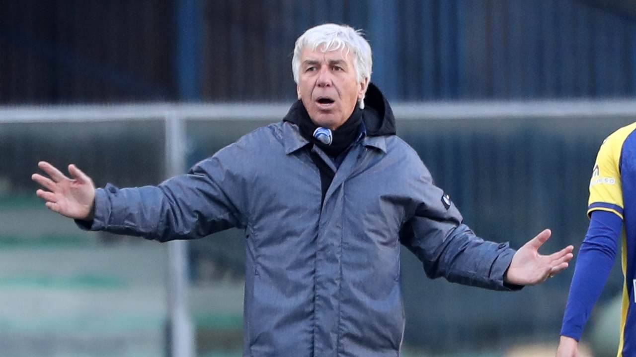 Atalanta-Roma, Gasperini sulla panchina dell'Atalanta