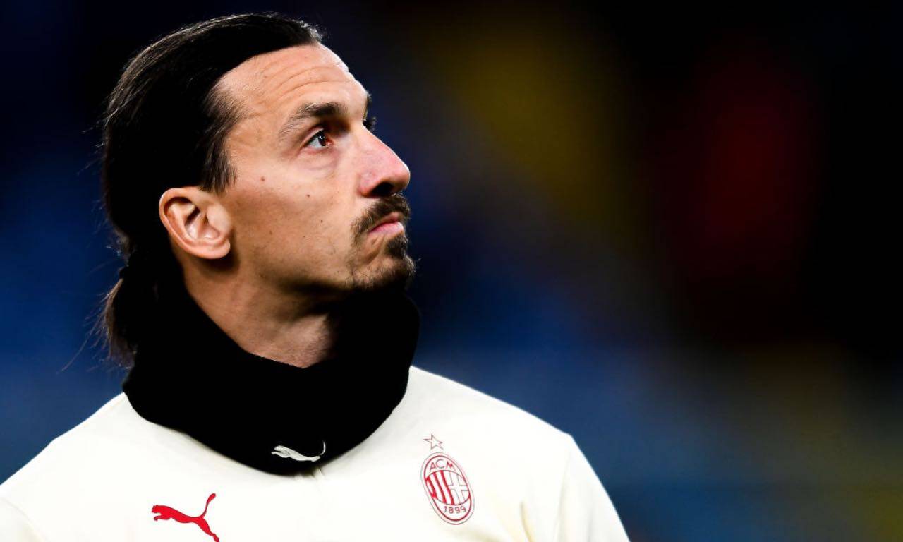 Ibrahimovic in Genoa-Milan