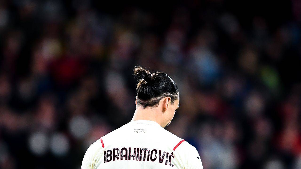 Ibrahimovic di spalle Milan