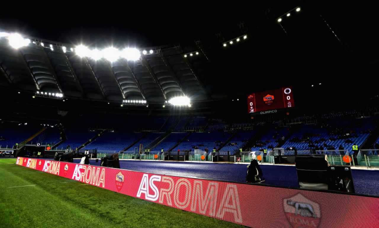 Stadio Olimpico prima di Roma-Sampdoria