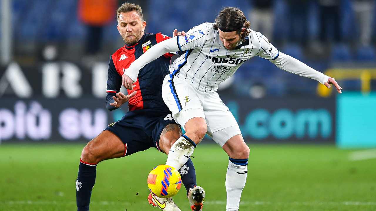 Genoa-Atalanta in campo