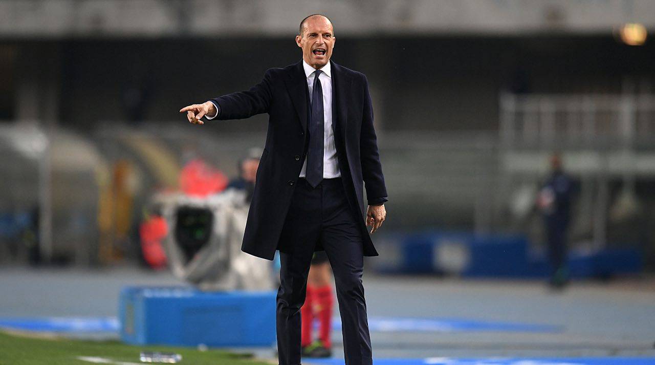 Allegri in panchina