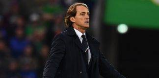 Mancini in campo