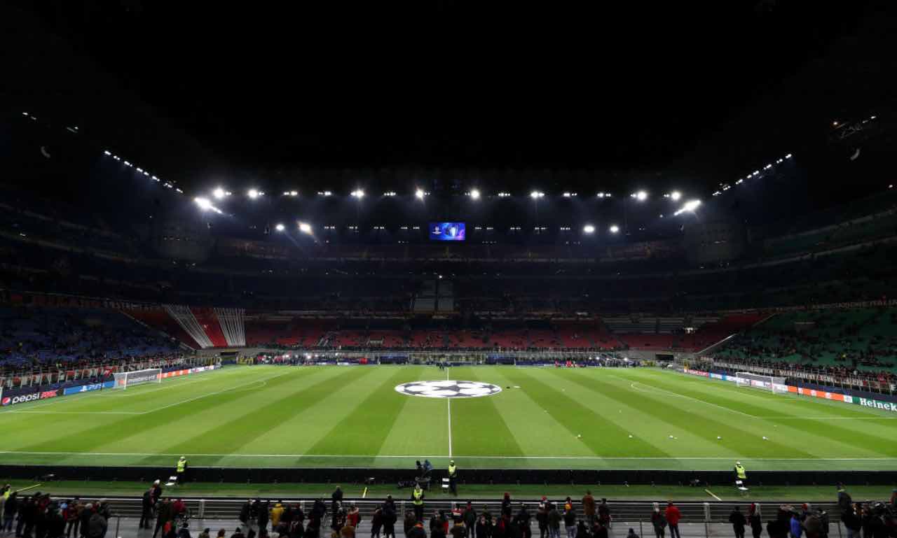 Il San Siro in Milan-Liverpool