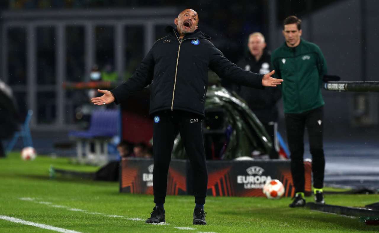 Spalletti in Napoli-Leicester