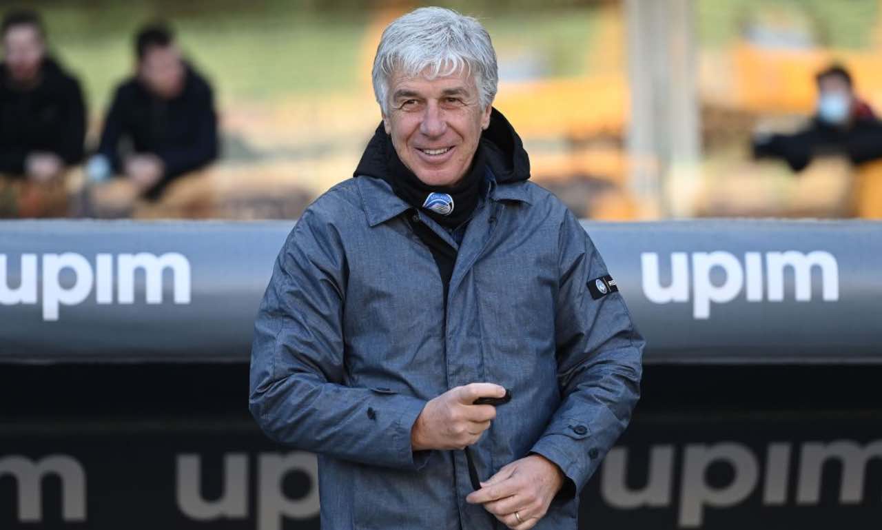 Gian Piero Gasperini in Verona-Atalanta