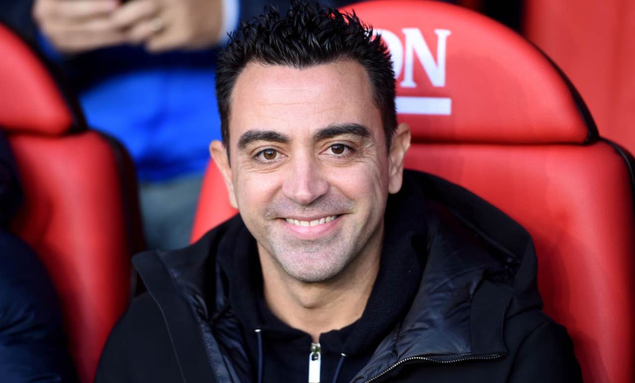 Xavi in Osasuna-Barcellona