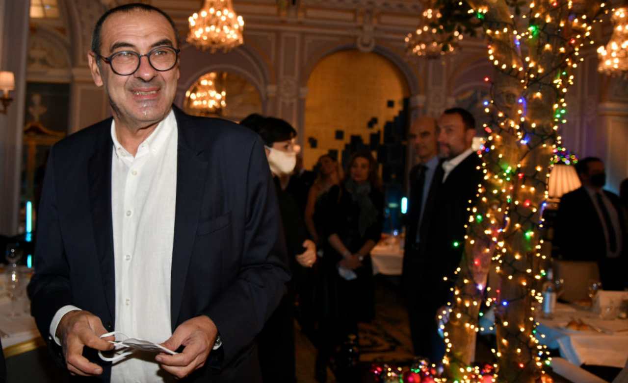 Sarri alla cena di natale