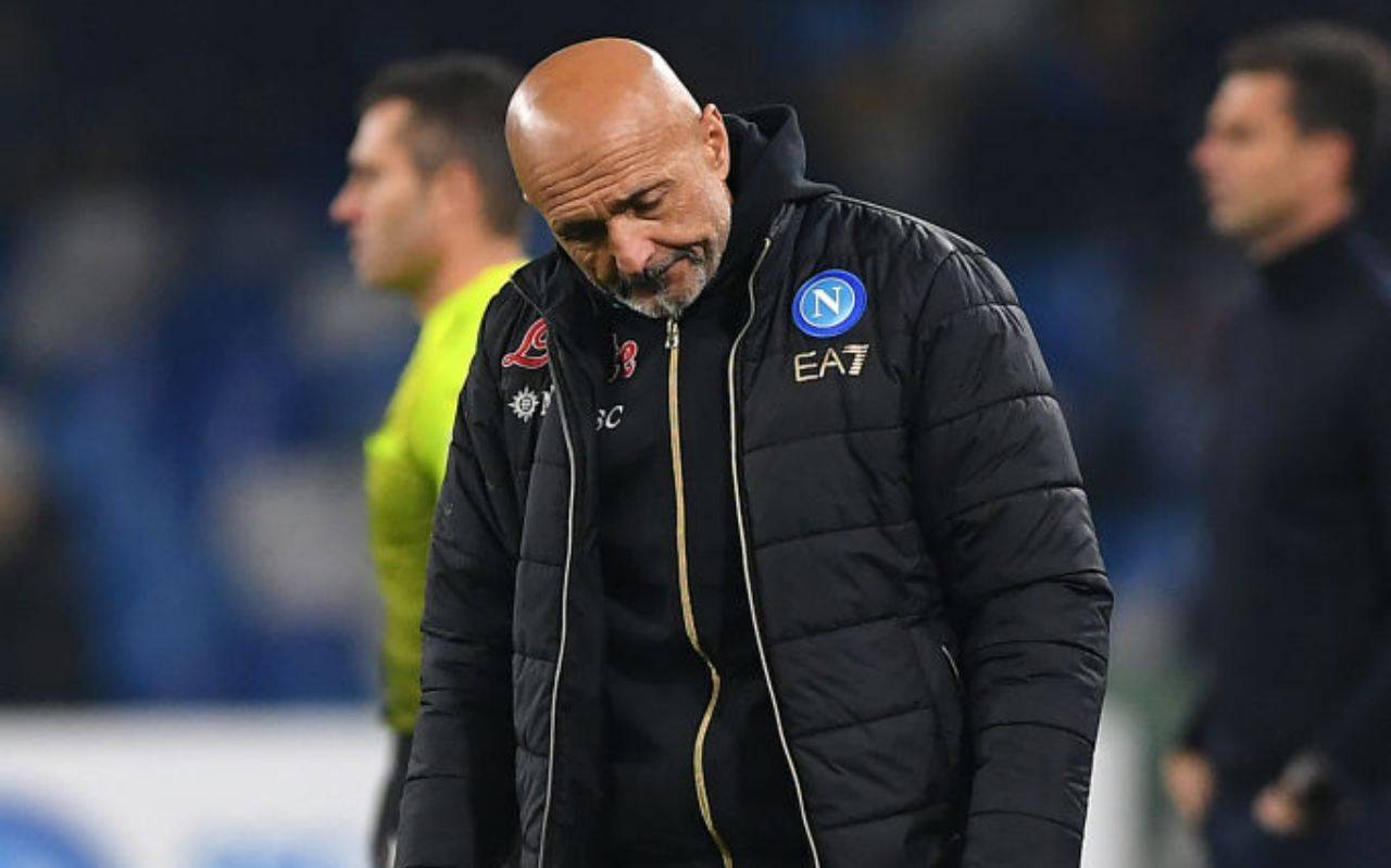 Spalletti sconsolato