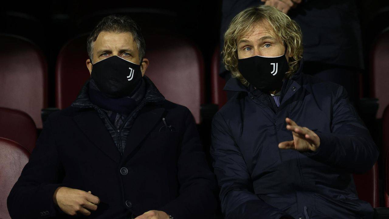 Nedved e Cherubini, dirigenti della Juve