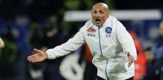 Spalletti incredulo in panchina