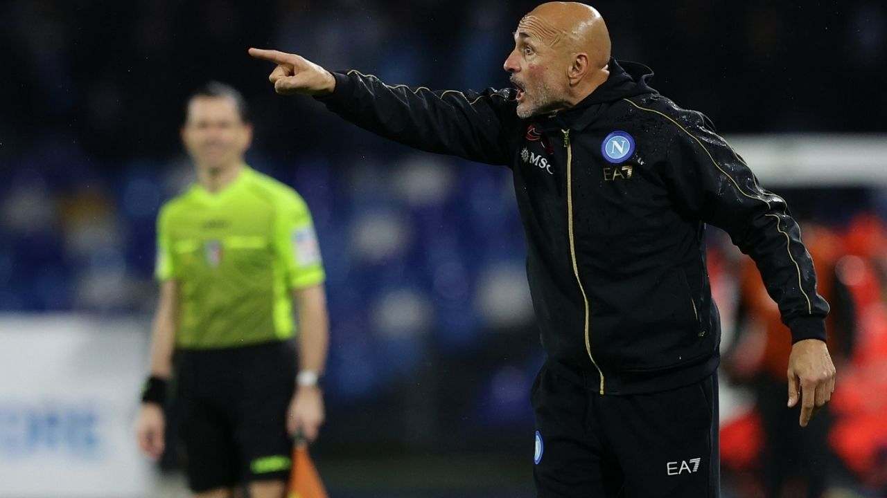 Spalletti a bordocampo