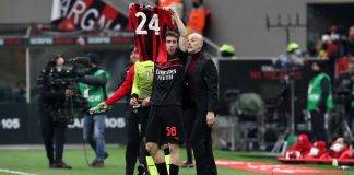 Milan-Salernitana, Saelemaekers dedica il gol a Kjaer