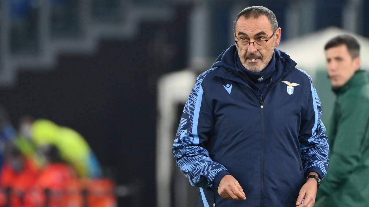 Maurizio Sarri durante Lazio-Galatasaray