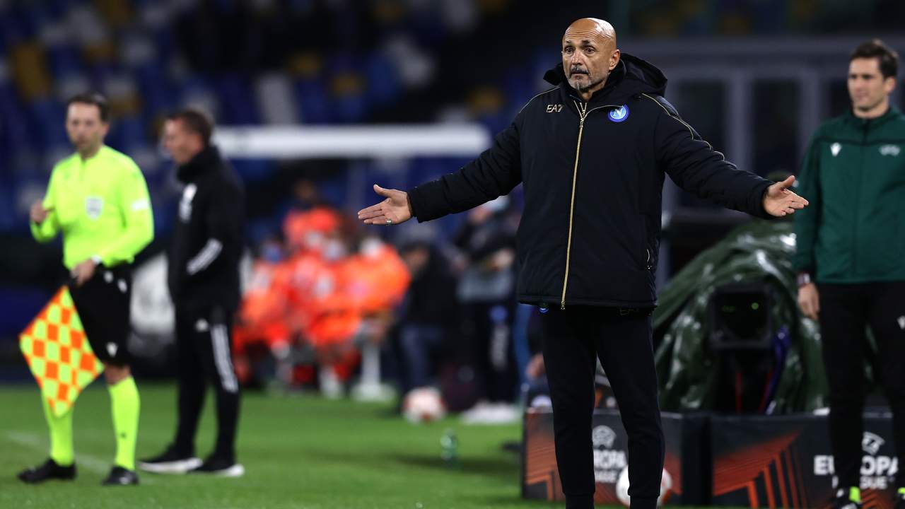 Spalletti sulla panchina del Napoli