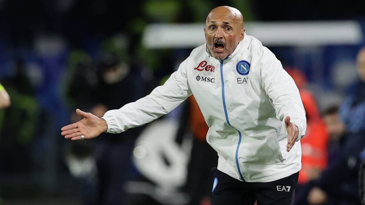 Luciano Spalletti deluso