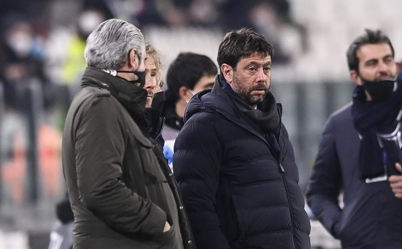 Agnelli parla con Arrivabene e Nedved