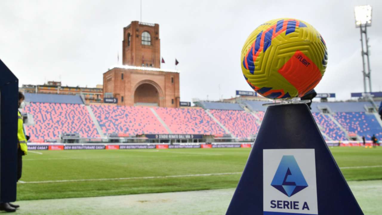 Pallone e logo ufficiali Serie A